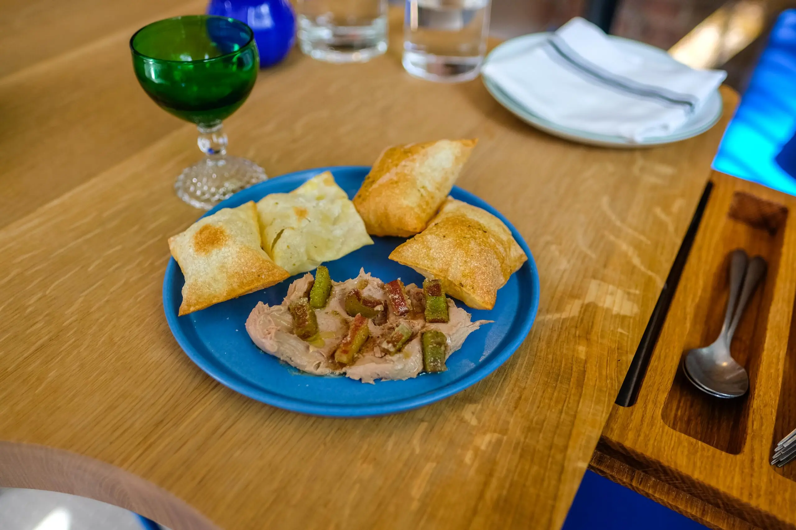 Cafe Mars signature dishes Jellyfish CarbonaraTuna ParmGnocchi Fritto